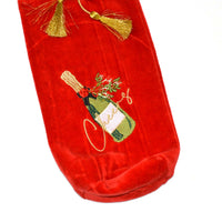 Cheers Embroidered Wine Bag