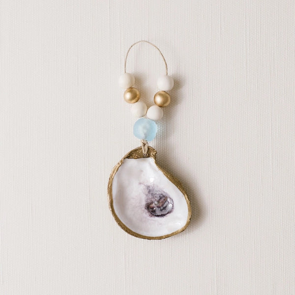 Oyster Shell Ornament or Napkin Ring