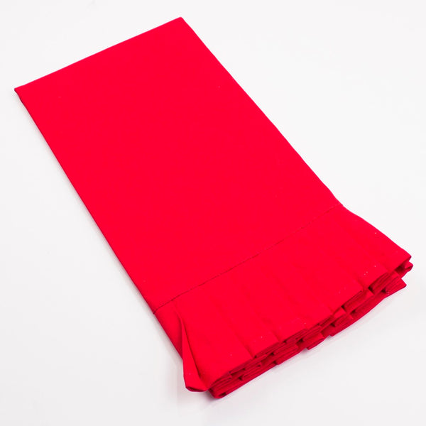 Ruffle Hand Towel (Red)